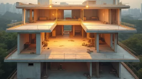 powierzchnia całkowita kondygnacji