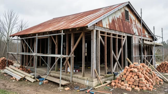Pozwolenie na przebudowę budynku gospodarczego