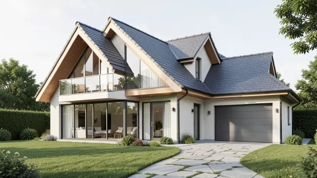 Projekt domu 160m2 z poddaszem