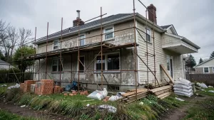 Przebudowa domu bez pozwolenia