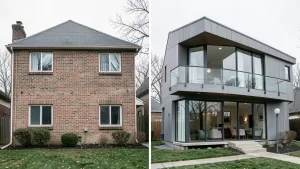 Przebudowa domu z lat 90 projekty