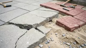 przebudowa kostki z lat 70