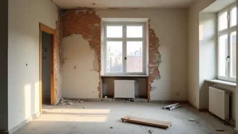 Przebudowa mieszkania w bloku