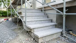 Przebudowa schodów zewnętrznych