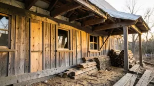 Przebudowa starego domu drewnianego