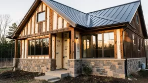 Przebudowa stodoły na dom