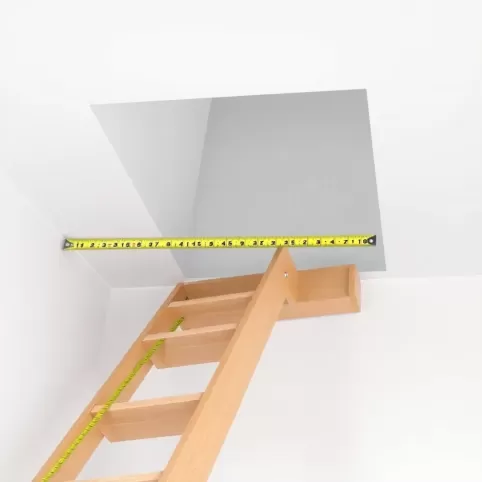 Schody na strych wymiary otworu