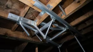 Schody strychowe z montażem