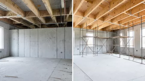 strop betonowy czy drewniany