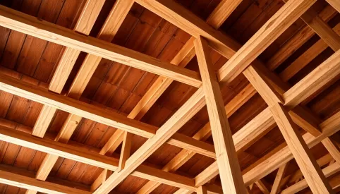 Strop drewniany jakie belki