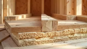 Strop drewniany przekrój