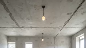 Strop w bloku z wielkiej płyty