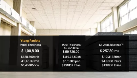 Strop Ytong cena za m2