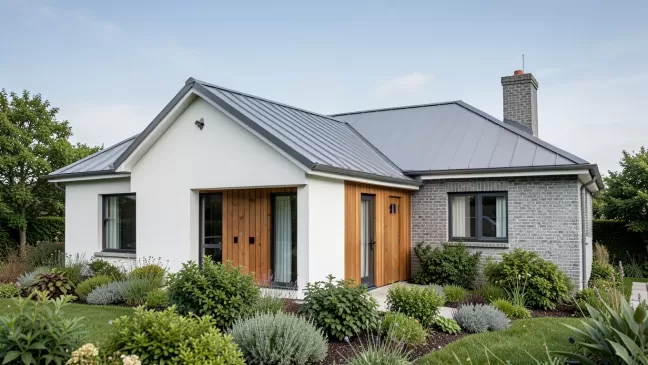 szary dach jaka elewacja