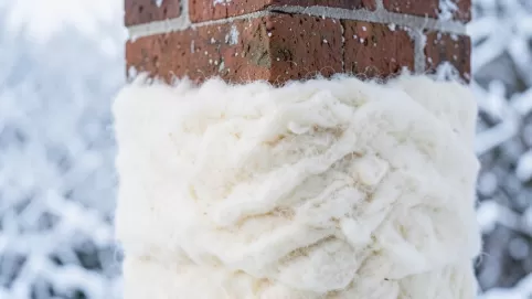 Wełna do ocieplenia komina