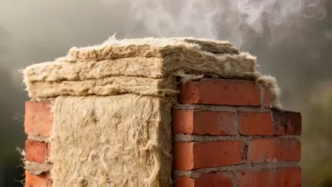 wełna mineralna do ocieplenia komina