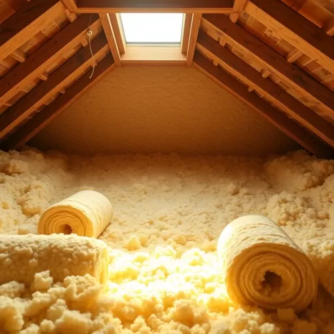 Wełna na ocieplenie strychu