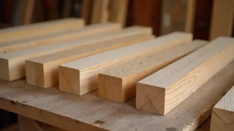 Wymiary belek stropowych drewnianych