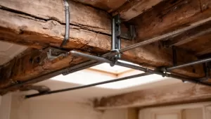 Wzmocnienie stropu drewnianego