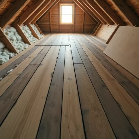 Z czego podłoga na strychu