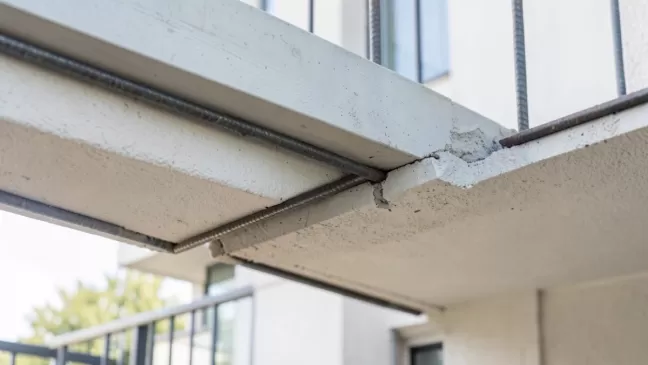 zbrojenie balkonu strop teriva