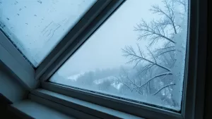 Zimno od okna dachowego