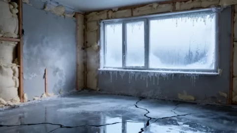 zimno w domu po ociepleniu