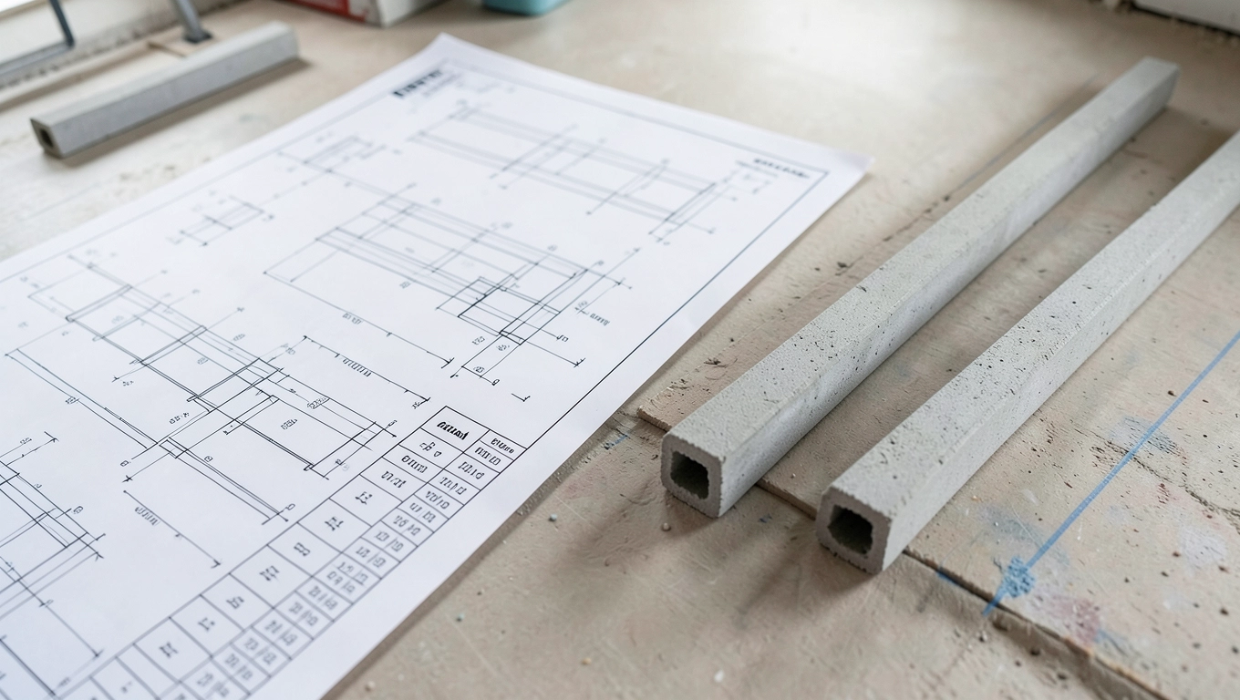 Sprawdzanie dokumentacji przed rozstawem belek Teriva