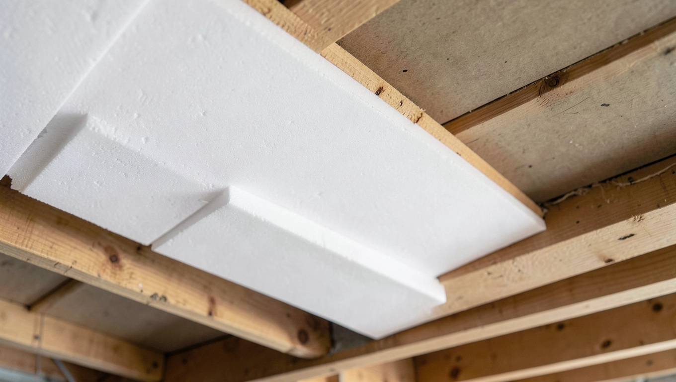 Styropian na stropie bez folii – czy to poprawne?