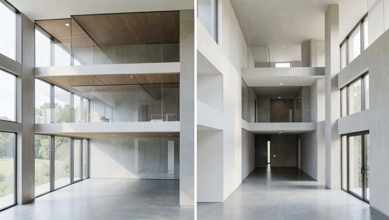 Suma powierzchni kondygnacji przy różnych wysokościach