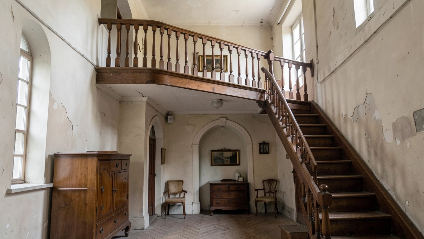 Synonimy mezzanino: antresola, półpiętro