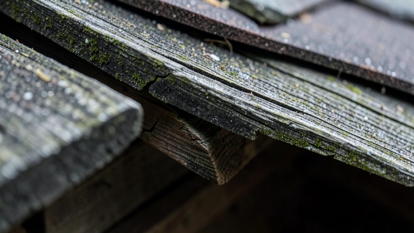 Szczeliny w okapie dla kuny na poddasze