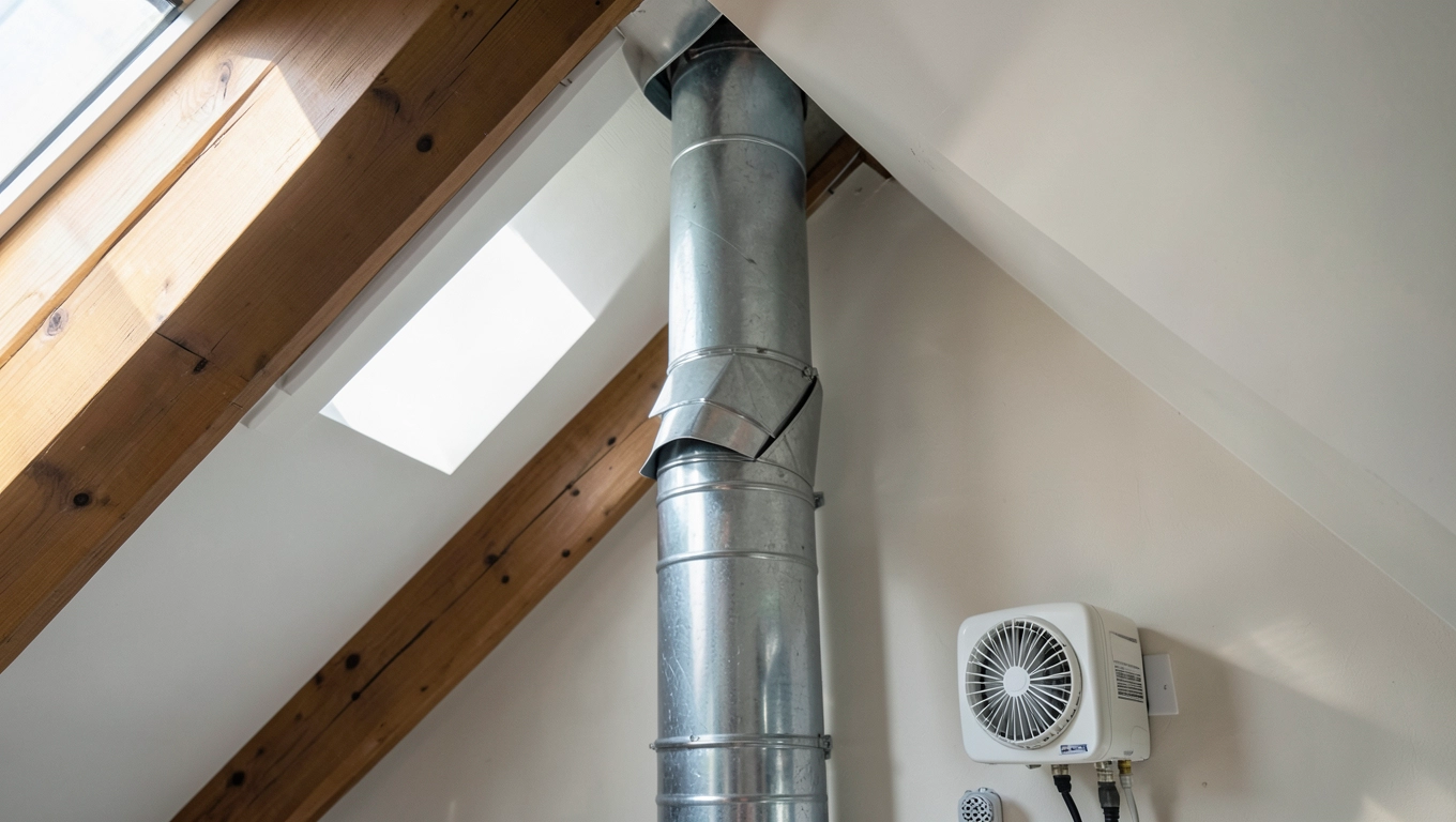 Usprawnienia wentylacji grawitacyjnej na poddaszu