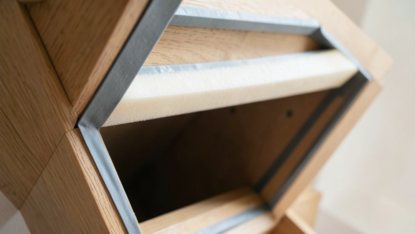 Uszczelnienie obróbki schodów strychowych