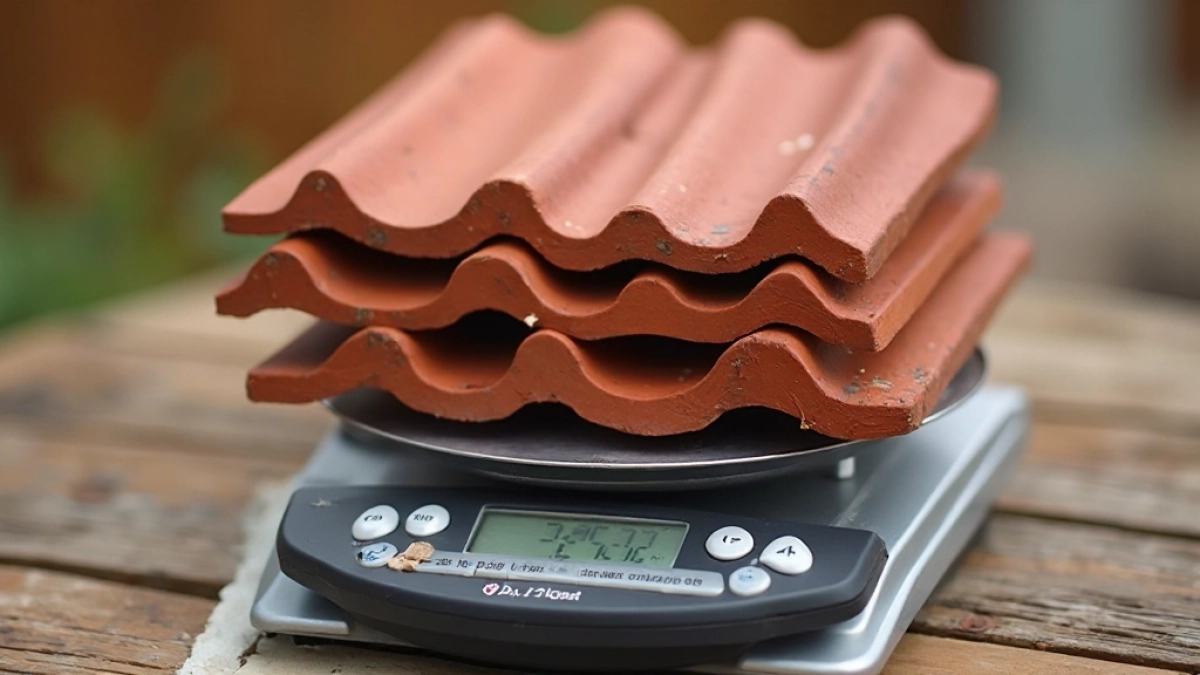 waga dachówki ceramicznej