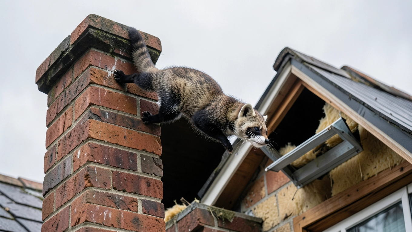Wejście kuny przez kominy i wentylację