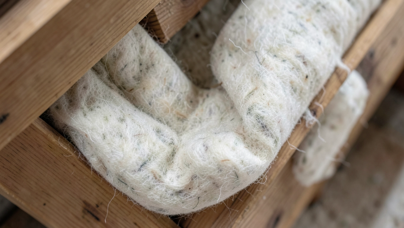 Wełna mineralna do ocieplenia schodów strychowych