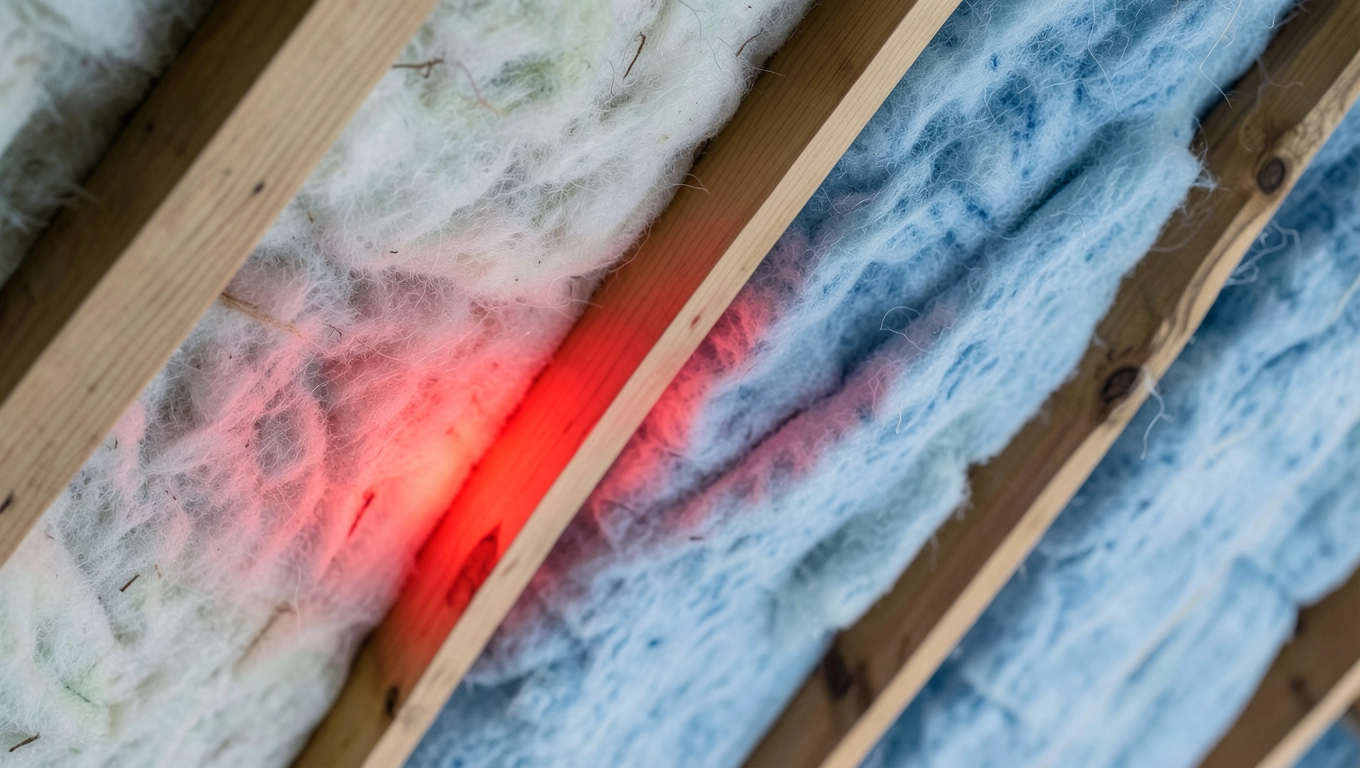 Współczynnik U przy ociepleniu poddasza nieużytkowego