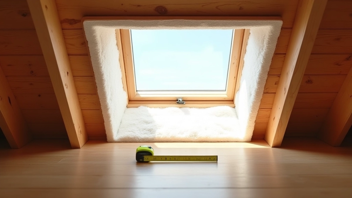 Wymiary wyłazu na strych