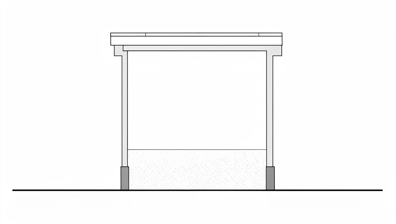 Zagłębienie poniżej terenu o połowę wysokości - jak to liczyć