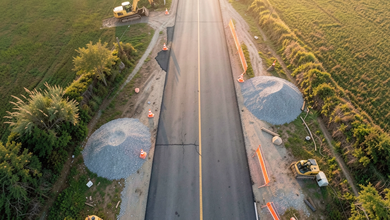 Zgłoszenie przebudowy drogi